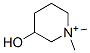 3-hydroxy-N,N-dimethylpiperidinium Struktur