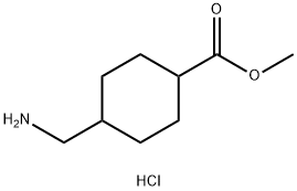 Methyl-(4-aminomethyl)cyclohexane carboxylate hydrochloride salt 95% Struktur