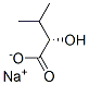 sodium (S)-2-hydroxy-3-methylbutyrate Struktur