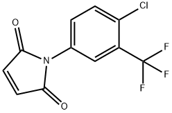 1-(4-CHLORO-3-TRIFLUOROMETHYL-PHENYL)-PYRROLE-2,5-DIONE Struktur