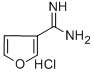 3-FURANCARBOXIMIDAMIDE HYDROCHLORIDE Struktur