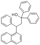 1-NAPHTHALENEPROPANOL, ALPHA,ALPHA,GAMMA-TRIPHENYL- Struktur