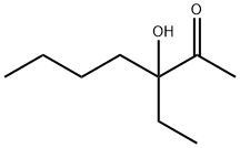 3-Ethyl-3-hydroxy-2-heptanone Struktur