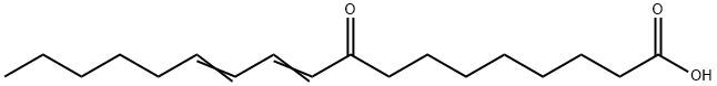 9-oxo-10,12-octadecadienoic acid Struktur