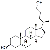 Chol-5-ene-3,24-diol, (3beta)- Struktur