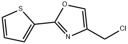 4-(CHLOROMETHYL)-2-THIEN-2-YL-1,3-OXAZOLE Struktur