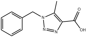 1-BENZYL-5-METHYL-1H-[1,2,3]TRIAZOLE-4-CARBOXYLIC ACID Struktur