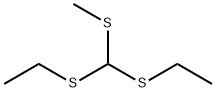 1-([(Ethylsulfanyl)(methylsulfanyl)methyl]sulfanyl)ethane Struktur