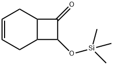 8-Trimethylsilyloxybicyclo[4.2.0]oct-3-en-7-one Struktur