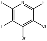 4-bromo-3-chloro-2,5,6-trifluoropyridine Struktur