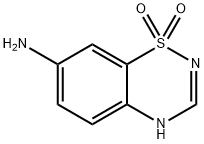 1,1-Dioxo-1,4-dihydro-1l6-benzo[1,2,4]thiadiazin-7-yl aMine Struktur