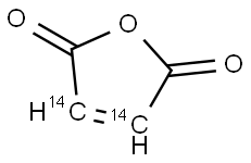 MALEIC ANHYDRIDE, [2,3-14C] Struktur