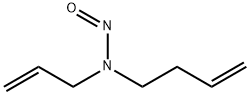 gamma-butenyl-(beta-propenyl)nitrosamine Struktur