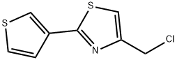 4-(CHLOROMETHYL)-2-THIEN-3-YL-1,3-THIAZOLE HYDROCHLORIDE Struktur