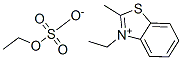 3-Ethyl-2-methylbenzothiazolium ethosulfate Struktur