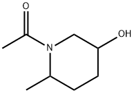 3-Piperidinol, 1-acetyl-6-methyl- (9CI) Struktur