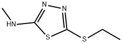 5-(ethylthio)-N-methyl-1,3,4-thiadiazol-2-amine  Struktur