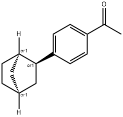 endo-1-(4-bicyclo[2.2.1]hept-2-ylphenyl)ethan-1-one Struktur