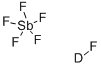 DEUTEROFLUOROANTIMONIC ACID Struktur