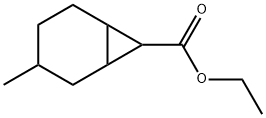 3-Methylbicyclo[4.1.0]heptane-7-carboxylic acid ethyl ester Struktur