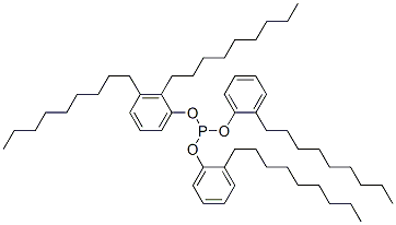 dinonylphenyl bis(nonylphenyl) phosphite Struktur