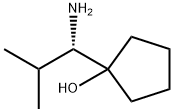 Cyclopentanol, 1-[(1S)-1-amino-2-methylpropyl]- (9CI) Structure