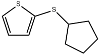 2-(Cyclopentylthio)thiophene Struktur