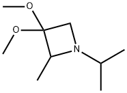 Azetidine, 3,3-dimethoxy-2-methyl-1-(1-methylethyl)- (9CI) Struktur