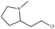 2-(2-Chloroethyl)-1-methylpyrrolidine Struktur