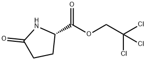 2,2,2-trichloroethyl 5-oxo-L-prolinate Struktur