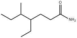 4-Ethyl-5-methylheptanamide Struktur