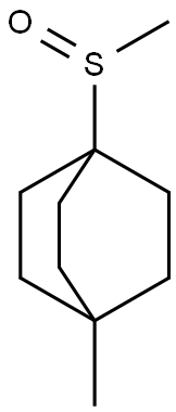 Methyl(4-methylbicyclo[2.2.2]octan-1-yl) sulfoxide Struktur