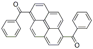 1,6-dibenzoylpyrene Struktur