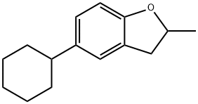 5-Cyclohexyl-2,3-dihydro-2-methylbenzofuran Struktur