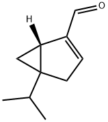 Bicyclo[3.1.0]hex-2-ene-2-carboxaldehyde, 5-(1-methylethyl)-, (1S)- (9CI) Struktur