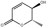 (5R,6S)-5-Hydroxy-5,6-dihydro-6-methyl-2H-pyran-2-one Struktur