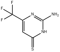 2-Amino-6-trifluoromethyl-4(1H)-pyrimidinethione Struktur