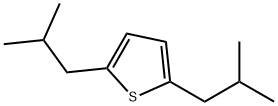 2,5-Bisisobutylthiophene Struktur