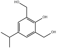 2,6-Bis(hydroxymethyl)-4-isopropylphenol Struktur