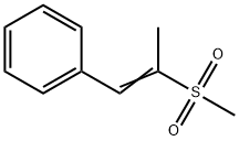 (2-Methylsulfonyl-1-propenyl)benzene Struktur