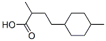 α,4-Dimethylcyclohexanebutyric acid Struktur