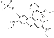 RHODAMINE 6G TETRAFLUOROBORATE Struktur