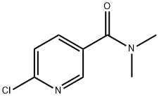 6-Chloro-N,N-dimethyl-3-pyridinecarboxamide Struktur