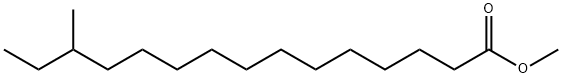 13-METHYLPENTADECANOIC ACID*METHYL ESTER Struktur