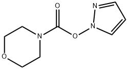 Morpholine, 4-[(1H-pyrazol-1-yloxy)carbonyl]- (9CI) Struktur