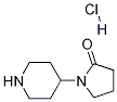 1-(Piperidin-4-yl)pyrrolidin-2-one HCl Struktur