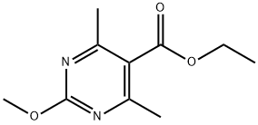 Ethyl 2-Methoxy-4,6-diMethylpyriMidine-5-carboxylate Struktur