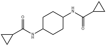 Cyclopropanecarboxamide, N,N-1,4-cyclohexanediylbis- (9CI) Struktur