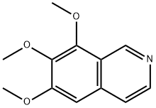 Isoquinoline, 6,7,8-trimethoxy- (9CI) Struktur