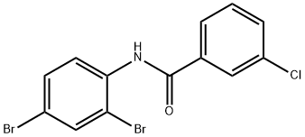 3-Chloro-N-(2,4-dibroMophenyl)benzaMide, 97% Struktur